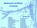 Bacharach Tourist Map - Bacharach Germany • mappery