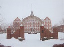 Findlay, OH : The University of Findlay's Old Main building in winter ...