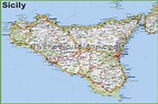 Mappa Della Sicilia Dettagliata - Cartina Italia