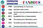 FANBOYS: 7 Important Coordinating Conjunctions in English Grammar ...