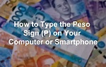 How To Write Philippine Peso Sign - Darla Castonguay's Money Worksheets
