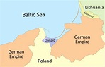 The Free State of Danzig - Gdansk Bay Borderlines 1939 | Danzig ...