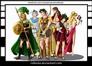 Hijos de Zeus by rebenke on DeviantArt | Greek mythology gods, Ancient ...