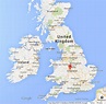 Birmingham on UK Map