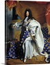 King Louis XIV of France in Coronation Robe, 1701, By Hyacinthe Rigaud ...