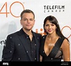 Actor Matt Damon and his wife Luciana Bozan Barroso attend the world ...