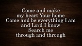 Come and make my heart Your home - YouTube