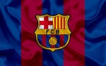 Download Logo Soccer FC Barcelona Sports HD Wallpaper