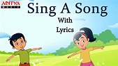 Sing A Song Lyrics || Popular English Nursery Rhymes for Kids - YouTube