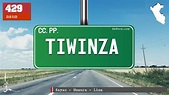Tiwinza en Lima: Centros Poblados
