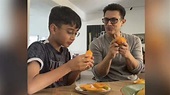 Aamir Khan Rings In Summer With Son Azad Rao Khan And Delicious Mangoes ...