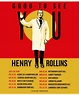 Henry Rollins - Good To See You UK Tour 2023 - 05 April 2023 - London ...