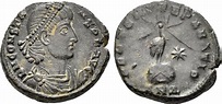 Roman Empire Majorina Constantius II. 337-361 AD. Radiate phoenix on ...