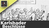 Karlsbader Beschlüsse 1819 - Karlsbader Beschlüsse Ergebnisse/Folgen ...