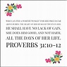 Proverbs 31:10-12 - Who Can Find a Worthy Woman - Free Download - Bible ...