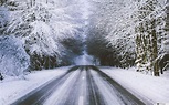 Snowy Road Wallpapers - Top Free Snowy Road Backgrounds - WallpaperAccess