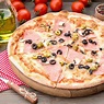 Recette Pizza jambon, gruyère et olives (facile, rapide)