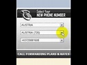 Austria Virtual Phone Number for international call forwarding. - YouTube