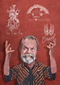 Terry Gilliam & Wes Anderson editorial illustrations on Behance
