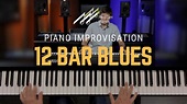 🎹12 Bar Blues Piano Tutorial - Basic Blues Progression, Left Hand ...