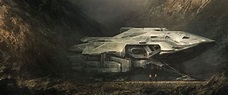 Sci Fi Spaceship HD Wallpaper
