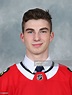 Kirby Dach, third overall pick by the Chicago Blackhawks, poses for a ...