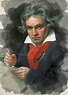 'Ludwig van Beethoven' Poster | art print by Zull | Displate ...