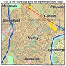 Aerial Photography Map of Nutley, NJ New Jersey