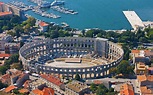 Arena Panorama Amfiteatar In Pula, Croatia Hd Wallpaper : Wallpapers13.com