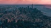 Fondos de pantalla Nueva York, Estados Unidos, rascacielos, mar, ciudad ...
