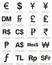 Currency Symbols Of All Countries And Countries Names