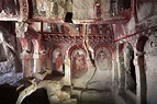 Photographs of early Christian churches in the Cappadocia region on ...