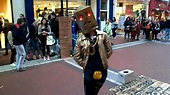 LMFAO ROBOT ON GRAFTON STREET WHILE FAT KID FALLS!!!! - YouTube
