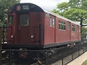 The last “redbird” subway car resting next to Queens Borough Hall : r/nyc