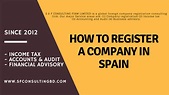 How to register a company in Spain-Setup a company for foreigner