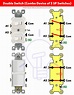 How to Wire Double Switch? 2-Gang, 1-Way Switch - IEC & NEC