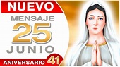 ️ ¡NUEVO MENSAJE! de la Virgen María de Medjugorje (25 de junio 2022 ...