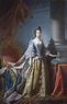 Portrait of Queen Charlotte, wife of George III, painted by Allan ...