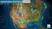 Set 2 Key To Weather Map Symbols - United States Map