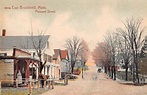 East Brookfield Massachusetts Pleasant Street Vintage Postcard AA28788 ...