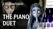 The Piano Duet (Corpse Bride) - Piano Tutorial + Free Sheet Music - YouTube