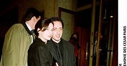 Gad Elmaleh et sa compagne Anne Brochet en février 2001. - Purepeople