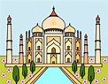 Dibujo de El Taj Mahal pintado por en Dibujos.net el día 28-04-15 a las ...
