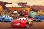 Cars - Disney / Pixar Movie Poster (Characters: Lightning Mcqueen ...