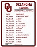 Printable 2023 Oklahoma Sooners Football Schedule