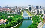水城洋臣（洋画劇場P） on Twitter: "とりあえず現在の淝水（淝河）はこんな感じらしい。 日本でも見かけそうな河川だわね。"