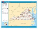 Printable Virginia Map