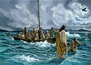 Jesús camina sobre las aguas (Mateo 14:22-33) ~ Mundo Bíblico: El ...