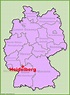 Heidelberg location on the Germany map