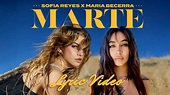 Sofia Reyes, Maria Becerra - Marte (Lyric Video) - YouTube